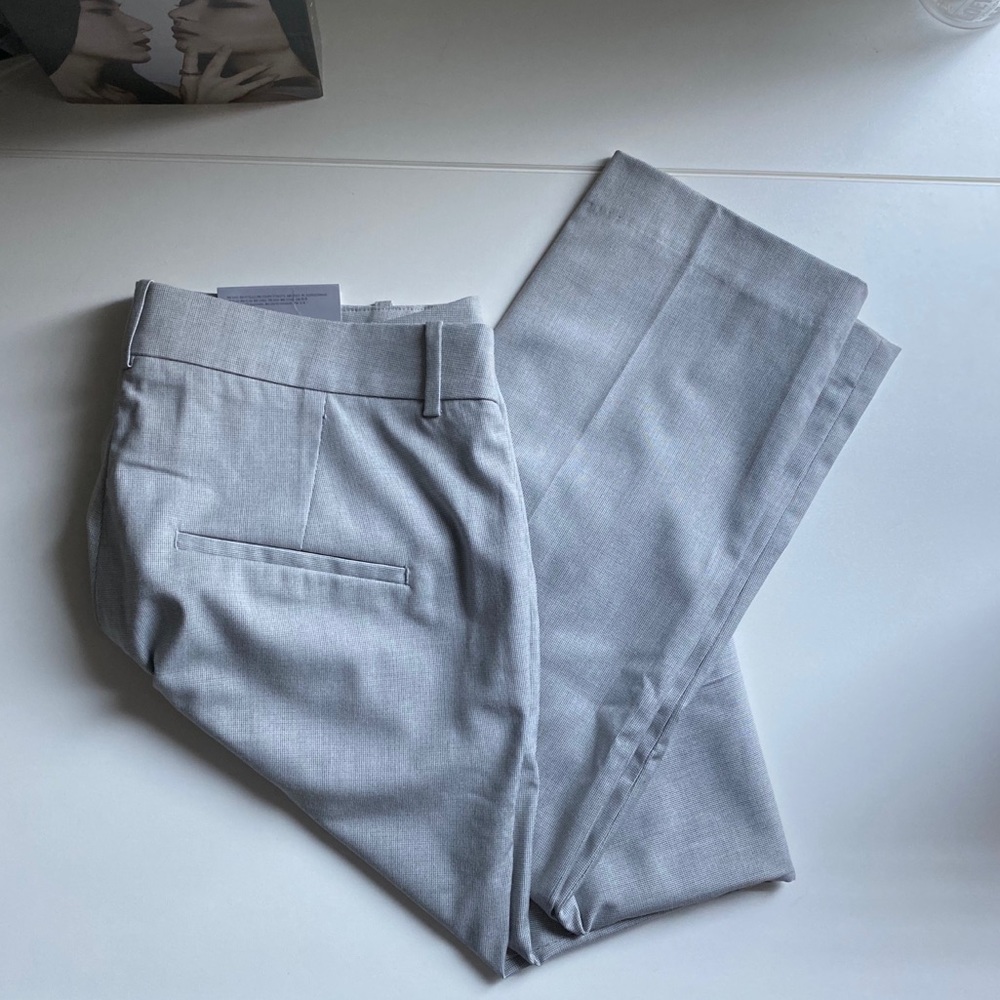 H&M Light Grey Cropped Slacks